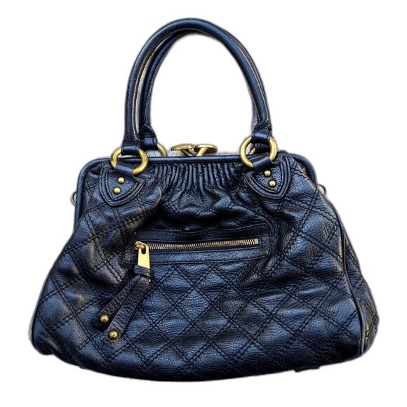 Marc Jacobs 2005 "Stam" Black Quilted Leather Bag, Made in Italy - Picture 1 of 15